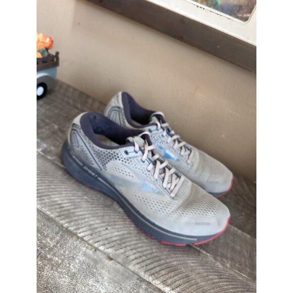 Brooks Ghost 14 Men’s Sz 11 Gray/Red Running Athletic Shoes Sneaker 1103691D078 - Picture 3 of 7